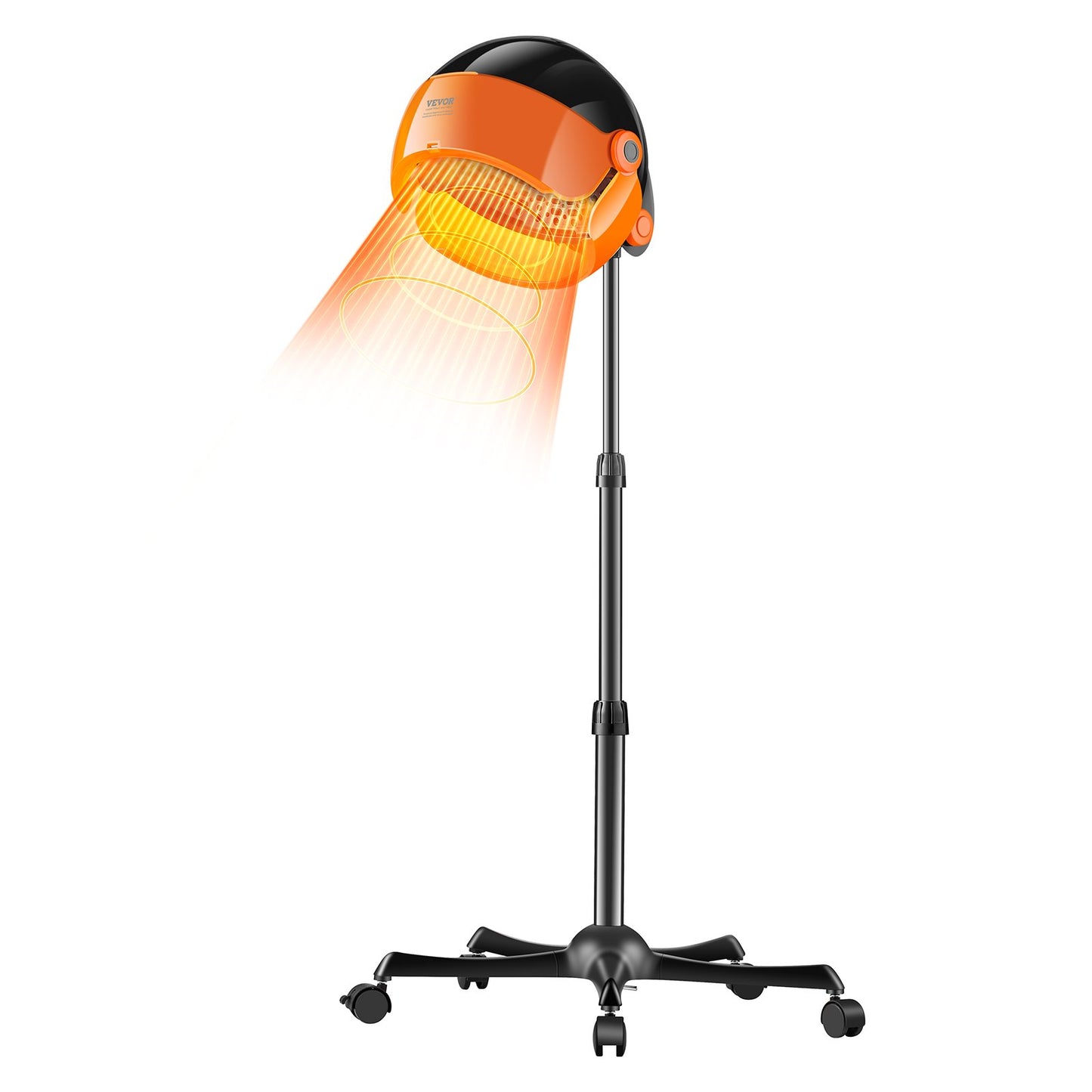 Ionic Hooded Dryer, 1875W Professional Bonnet Hair Dryer, Sit Under Hair Dryer With Timer, 3 Temp Settings & Wind Speed, Floor Standing Rolling Base With Wheels For Beauty Salon Home Spa